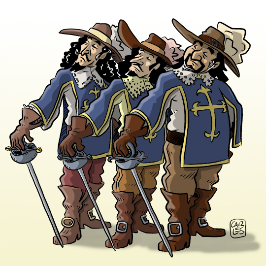 Los Tres Mosqueteros | ¡Lápices y pivotes!